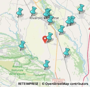 Mappa Via della Chiesa, 10086 Rivarolo Canavese TO, Italia (4.46462)