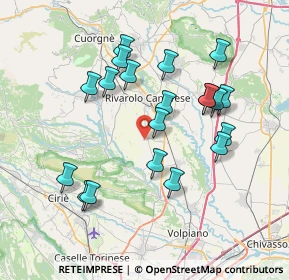 Mappa Via della Chiesa, 10086 Rivarolo Canavese TO, Italia (7.201)