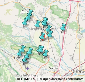 Mappa Via della Chiesa, 10086 Rivarolo Canavese TO, Italia (6.859)