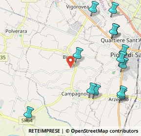 Mappa 35020 Brugine PD, Italia (2.72)