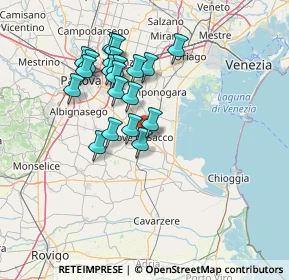 Mappa Via Ungheria, 35028 Piove di sacco PD, Italia (12.5755)