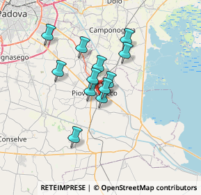 Mappa Via Ungheria, 35028 Piove di sacco PD, Italia (4.95333)