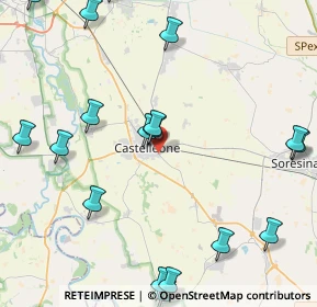 Mappa Via per Corte Madama, 26012 Castelleone CR, Italia (5.9155)