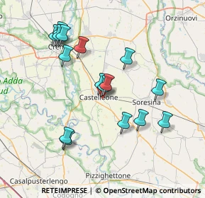 Mappa Via per Corte Madama, 26012 Castelleone CR, Italia (7.235)