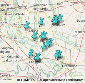 Mappa Via per Corte Madama, 26012 Castelleone CR, Italia (12.132)