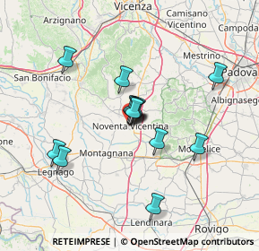 Mappa Via Matteotti, 36025 Noventa Vicentina VI, Italia (11.09923)