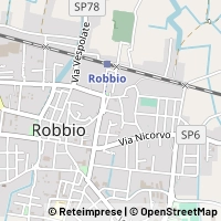 Mapa Robbio
