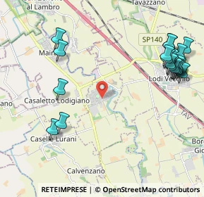 Mappa Via Ada Negri, 26857 Salerano Sul Lambro LO, Italia (2.6965)