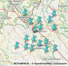 Mappa Via Ada Negri, 26857 Salerano Sul Lambro LO, Italia (7.36588)