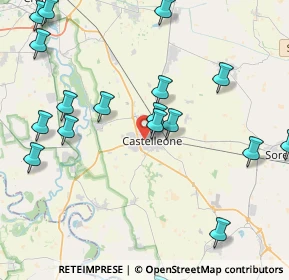 Mappa Via Cantarane, 26012 Castelleone CR, Italia (5.442)