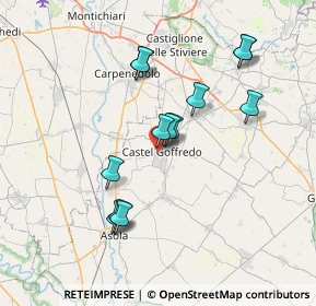 Mappa Via Concordia, 46042 Castel Goffredo MN, Italia (6.7)