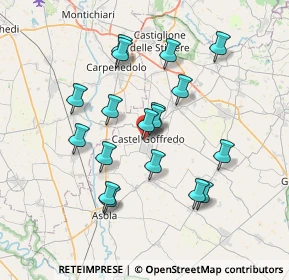 Mappa Via Concordia, 46042 Castel Goffredo MN, Italia (6.59167)