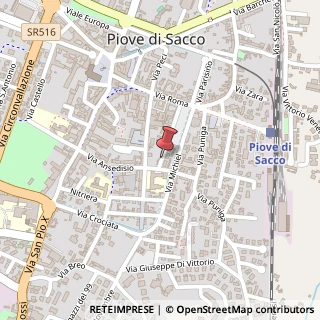 Mappa Via Vittorio Marcato,  40, 35028 Piove di Sacco, Padova (Veneto)