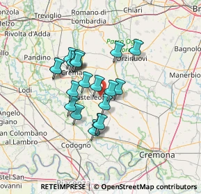 Mappa Via Pellegra, 26012 Castelleone CR, Italia (10.484)