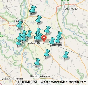 Mappa Via Pellegra, 26012 Castelleone CR, Italia (6.4305)
