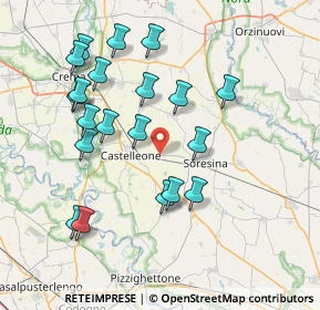 Mappa Via Pellegra, 26012 Castelleone CR, Italia (7.77)