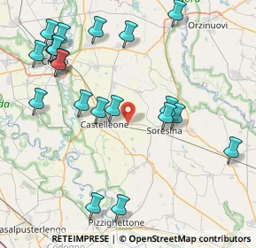 Mappa Via Pellegra, 26012 Castelleone CR, Italia (9.614)
