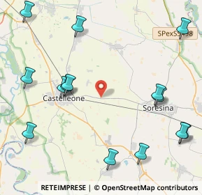 Mappa Via Pellegra, 26012 Castelleone CR, Italia (5.46857)