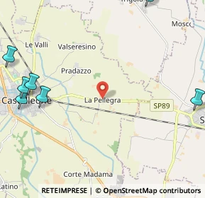 Mappa Via Pellegra, 26012 Castelleone CR, Italia (3.71667)