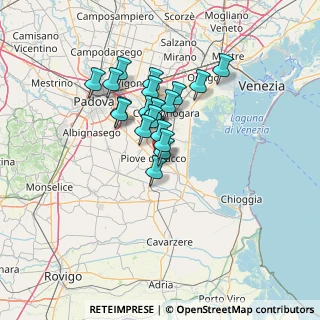 Mappa Via Gelsi, 35028 Piove di sacco PD, Italia (10.0035)