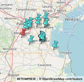 Mappa Via Gelsi, 35028 Piove di sacco PD, Italia (8.297)