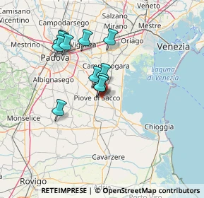 Mappa Via Gelsi, 35028 Piove di sacco PD, Italia (11.20583)