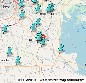 Mappa Via Gelsi, 35028 Piove di sacco PD, Italia (8.97)