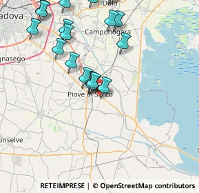 Mappa Via Gelsi, 35028 Piove di sacco PD, Italia (8.659)