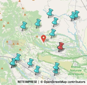 Mappa Strada Provinciale, 10070 Rocca Canavese TO, Italia (4.96313)