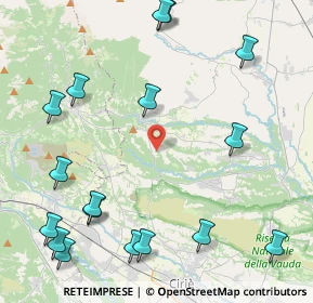 Mappa Strada Provinciale, 10070 Rocca Canavese TO, Italia (5.64941)