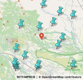 Mappa Strada Provinciale, 10070 Rocca Canavese TO, Italia (5.46688)