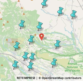 Mappa Strada Provinciale, 10070 Rocca Canavese TO, Italia (4.94154)