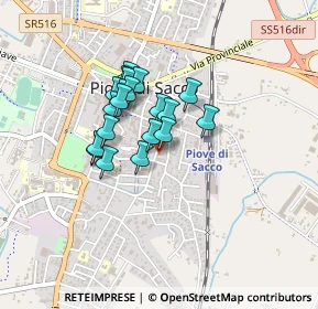 Mappa Via Michiel, 35028 Piove di Sacco PD, Italia (0.3045)