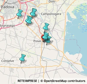 Mappa Via Michiel, 35028 Piove di Sacco PD, Italia (5.86091)