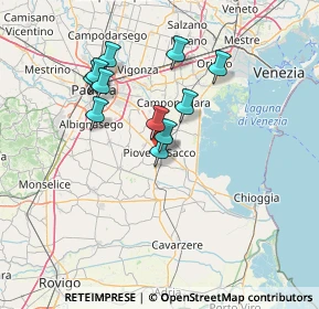 Mappa Via Michiel, 35028 Piove di Sacco PD, Italia (11.89273)