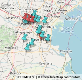 Mappa Via Michiel, 35028 Piove di Sacco PD, Italia (12.8015)