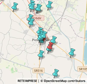 Mappa Via Michiel, 35028 Piove di Sacco PD, Italia (3.503)