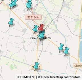Mappa Via Michiel, 35028 Piove di Sacco PD, Italia (3.816)