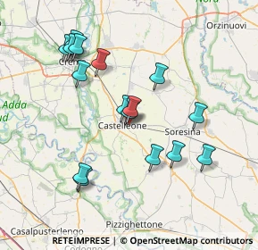 Mappa Viale Miglioli, 26012 Castelleone CR, Italia (7.23438)