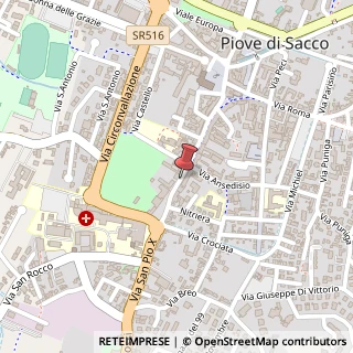 Mappa Via Garibaldi Giuseppe, 76, 35028 Piove di Sacco, Padova (Veneto)