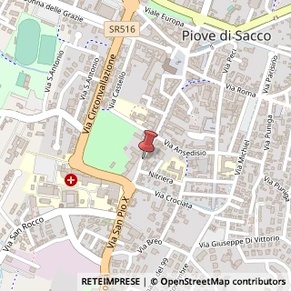Mappa Via Garibaldi, 129, 35028 Arzergrande, Padova (Veneto)