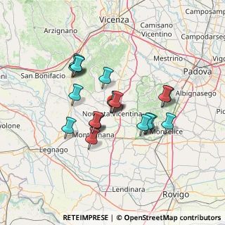 Mappa Via della Repubblica, 36025 Noventa Vicentina VI, Italia (11.3645)