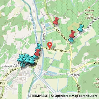Mappa SP 29, 35030 Lozzo Atestino PD, Italia (0.575)