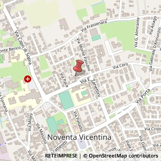 Mappa Via Zanettini, 32, 36025 Noventa Vicentina, Vicenza (Veneto)