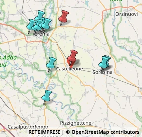 Mappa Via Solferino, 26012 Castelleone CR, Italia (7.96786)