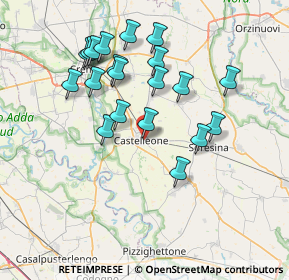 Mappa Via Solferino, 26012 Castelleone CR, Italia (7.098)