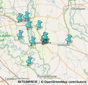 Mappa Via Solferino, 26012 Castelleone CR, Italia (5.7375)