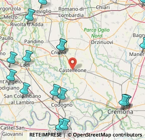 Mappa Via Fiammeni, 26012 Castelleone CR, Italia (24.73444)