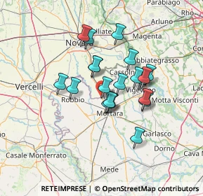Mappa Piazza martiri della libertà, 27020 Albonese PV, Italia (10.5625)