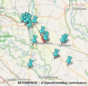 Mappa Piazza del Comune, 26012 Castelleone CR, Italia (7.25474)